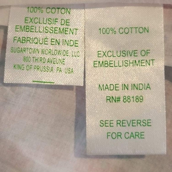 Lilly Pulitzer Courtney Tunic Dress Let Minnow Print Beaded Women’s XS - Picture 6 of 8